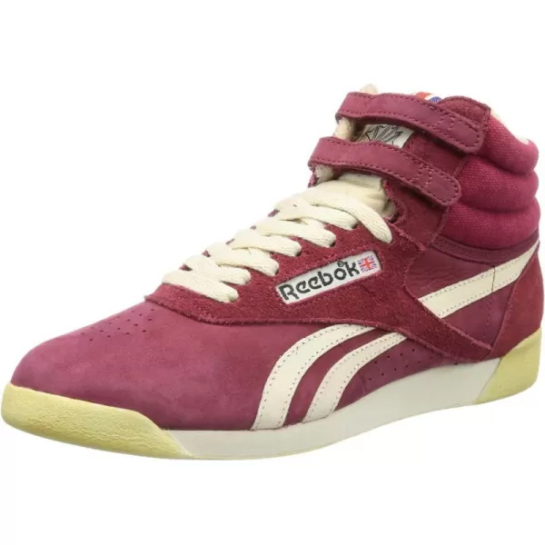 Reebok Womens Freestyle Hi High Top SneakerRed