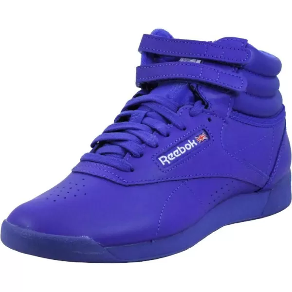 Reebok Womens Freestyle Hi High Top SneakerSolar PurpleSolar PurpleFuture White