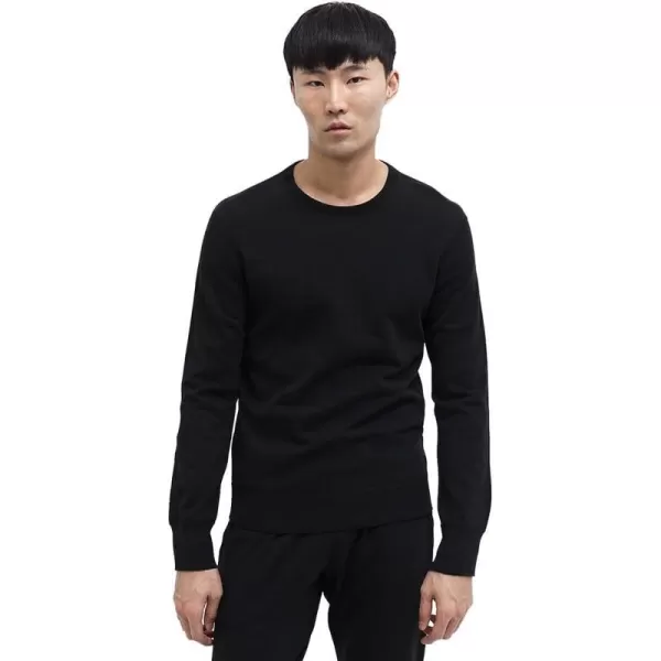 Reigning Champ Mens Lightweight Terry Slim Crewneck SweatshirtBlack