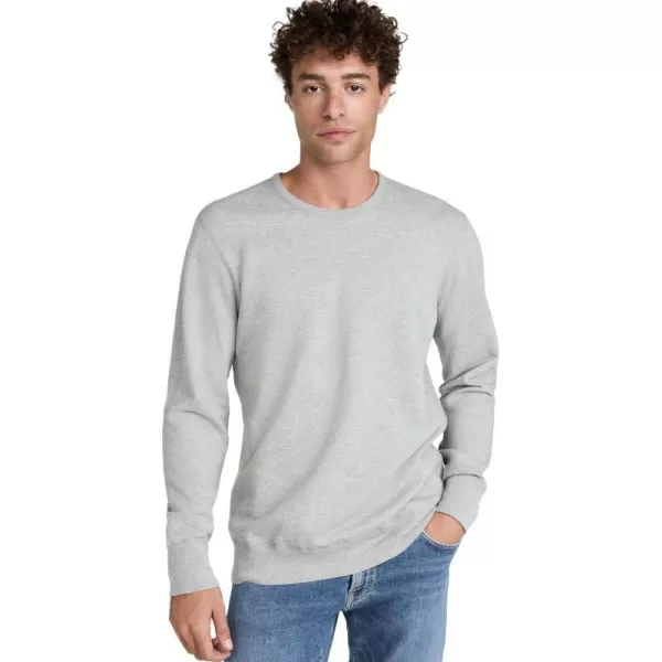 Reigning Champ Mens Lightweight Terry Slim Crewneck SweatshirtHeather Grey