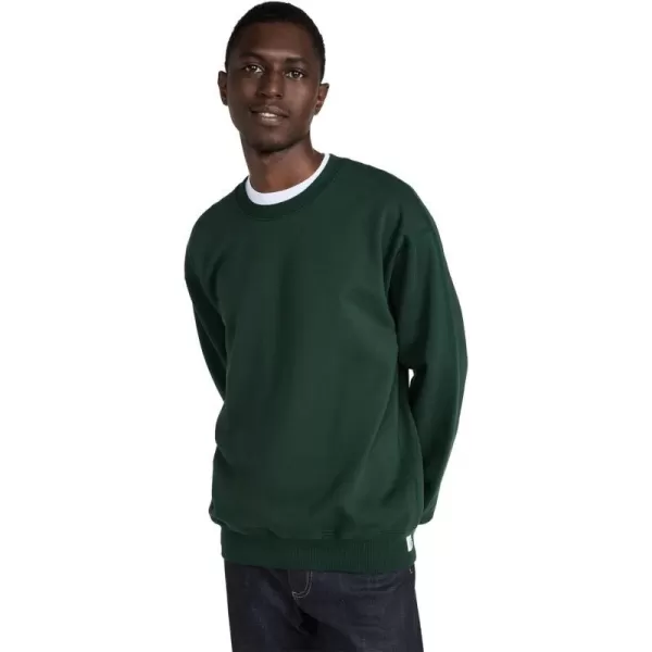 Reigning Champ Mens Mid Weight Terry Relaxed CrewneckBritish Racing Green