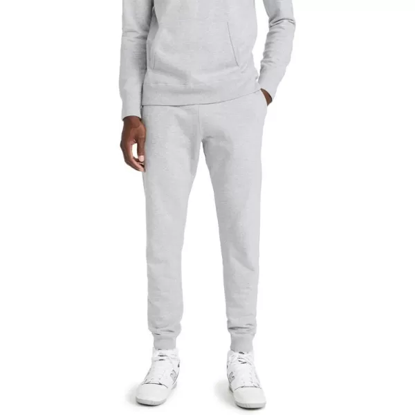Reigning Champ Mens Mid Weight Terry Slim SweatpantsHeather Grey