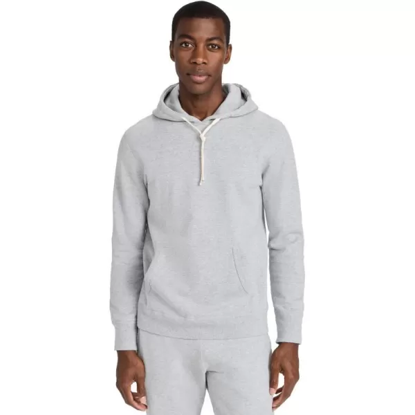 Reigning Champ Mens Midweight Terry Pullover HoodieHeather Grey