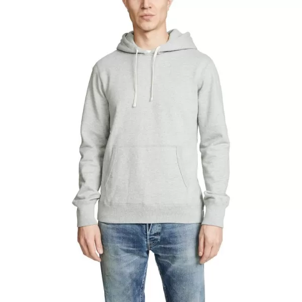 Reigning Champ Mens Midweight Terry Slim HoodieHeather Grey