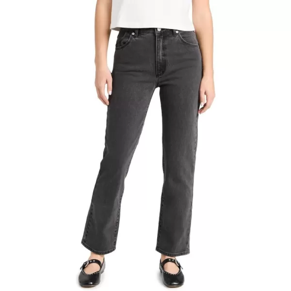 Rollas Womens Original Straight JeansBrad Black