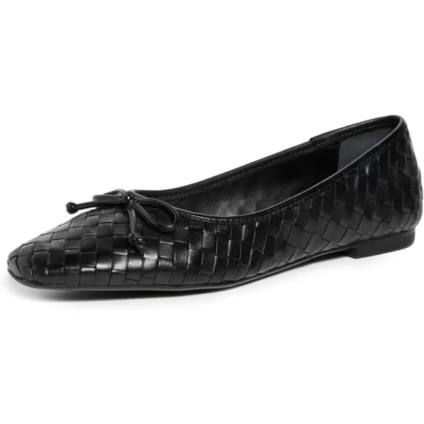 SCHUTZ Womens Arissa Woven Ballet FlatBlack