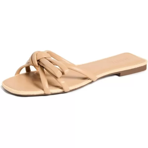 SCHUTZ Womens Blossom FlatsLight Wood