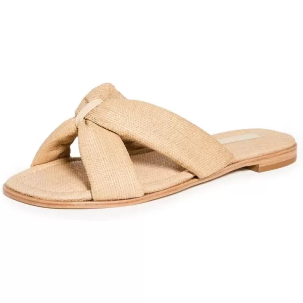 SCHUTZ Womens Fairy Casual Straw  Nappa Leather SandalEggshell