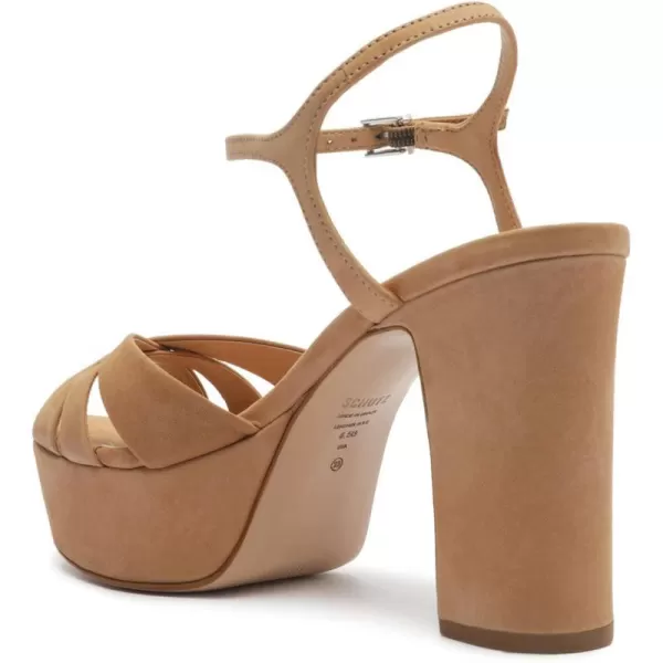 SCHUTZ Womens Keefa Platform Dress SandalHoney Beige