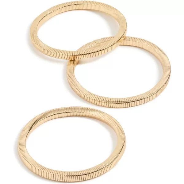 SHASHI Womens Cameron Stretch BraceletGold