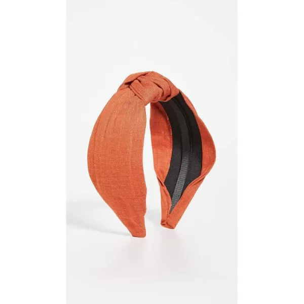 SHASHI Womens Casablanca Headband Terracotta Orange One SizeSHASHI Womens Casablanca Headband Terracotta Orange One Size