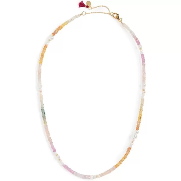 SHASHI Womens Ella Gemstone Necklacevermeil