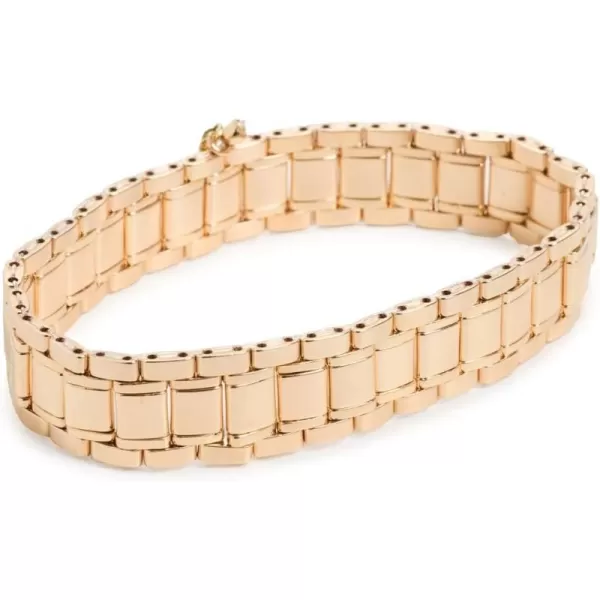 SHASHI Womens Gold Checker BraceletGold