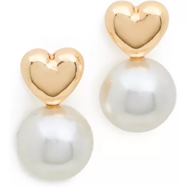 SHASHI Womens Lucy Pearl EarringsGoldPearl