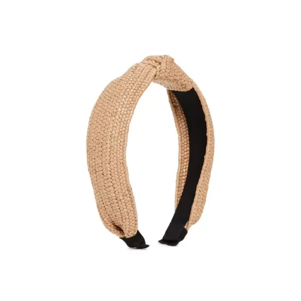 SHASHI Womens Rio Headband Woven Tan One SizeWoven