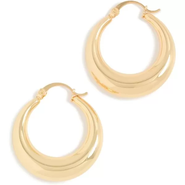 SHASHI Womens St Germain HoopsGold