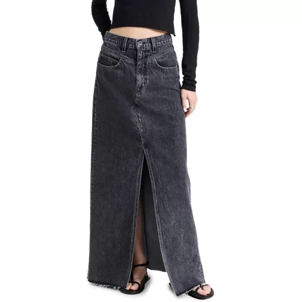 SLVRLAKE Womens Dallas Double Yoke Maxi Skirt Last StandLast Stand