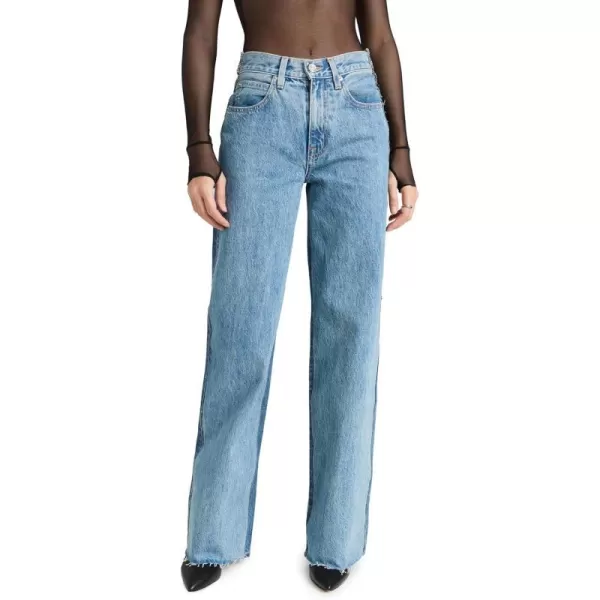 SLVRLAKE Womens ReWorked Paneled Grace JeansGreat Divide