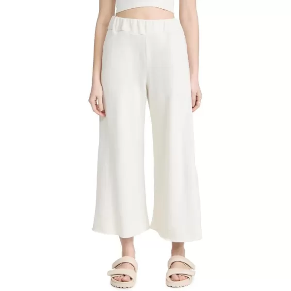 SPRWMN Womens Culotte SweatsVintage White