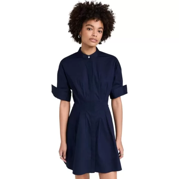 STAUD Womens Mini Lorenza DressNavy