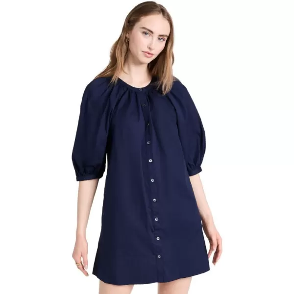 STAUD Womens Mini Vincent DressNavy