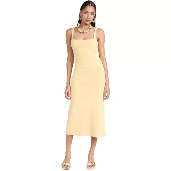 STAUD Womens Paityn DressLemon Drop