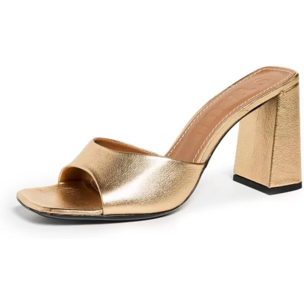 STAUD Womens Sloane Heel SandalsGold