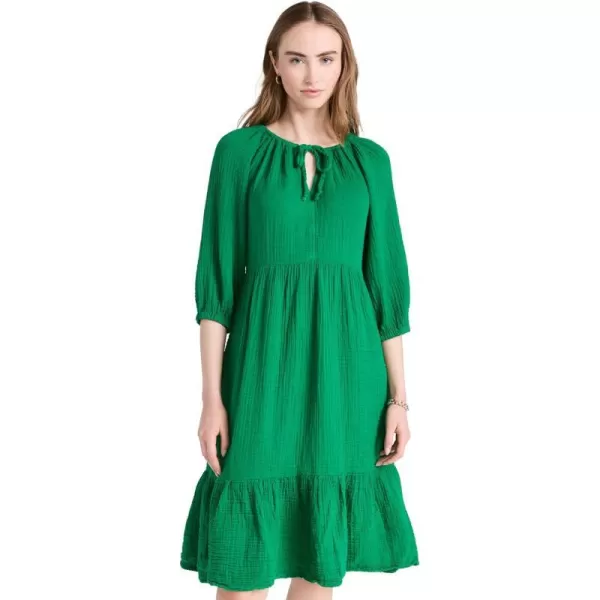 SUNDRY Womens Midi Tiered DressClover