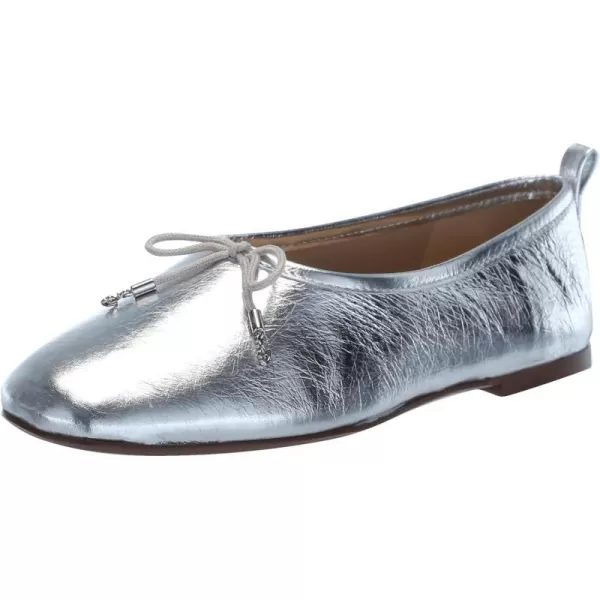 Sam Edelman Womens Ari Ballet FlatSoft Silver