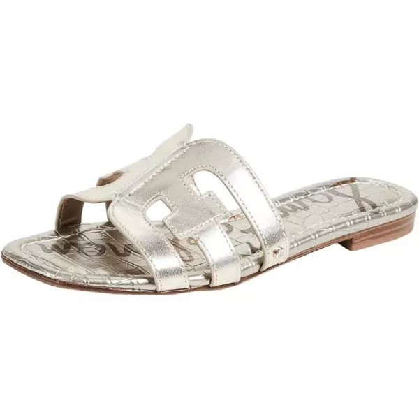 Sam Edelman Womens Bay Classic Slide SandalJute Metallic Leather