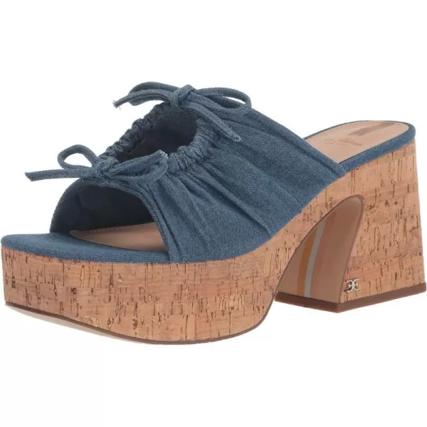 Sam Edelman Womens Dova Wedge SandalWashed Indigo