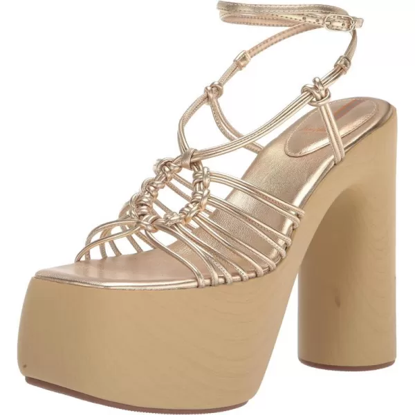 Sam Edelman Womens Gia Heeled SandalGold Leaf