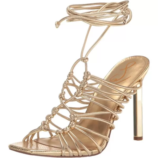 Sam Edelman Womens Lylah Heeled SandalAmber Gold