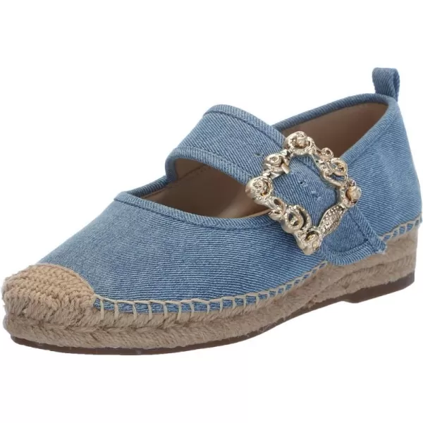 Sam Edelman Womens Maddy Mary Jane FlatMontrose Blue