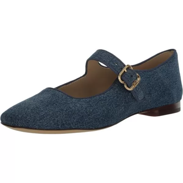 Sam Edelman Womens Michaela Mary Jane FlatBlue Stone