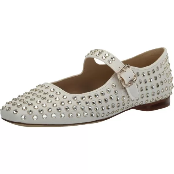 Sam Edelman Womens Michaela Mary Jane FlatModern Ivory Gem