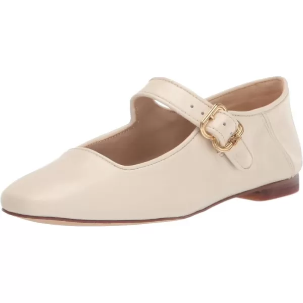 Sam Edelman Womens Michaela Mary Jane FlatModern Ivory Leather