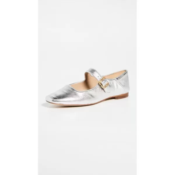 Sam Edelman Womens Michaela Mary Jane Flats Soft Silver 65 Medium USSam Edelman Womens Michaela Mary Jane Flats Soft Silver 65 Medium US