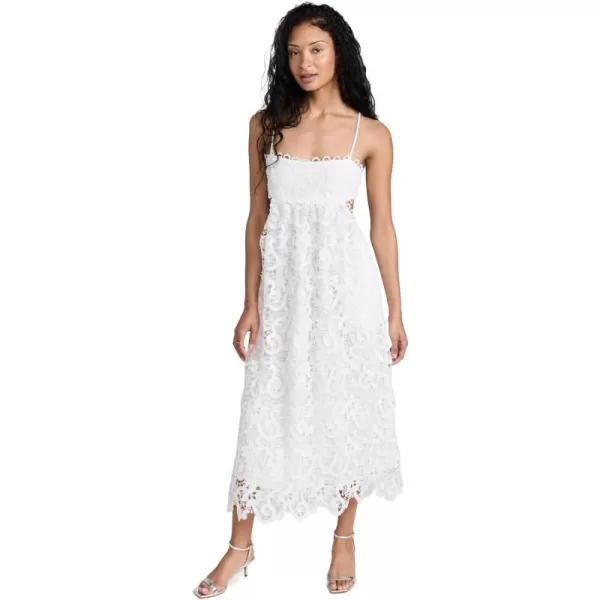 Saylor Womens Wendie DressWhite