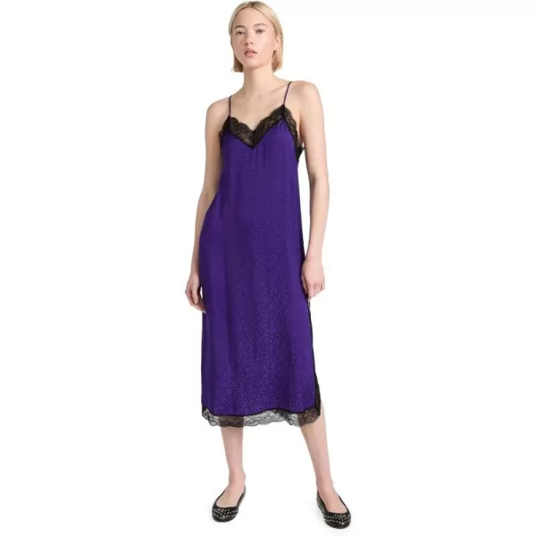 Scotch  Soda Womens Cami Dress with Lace DetailAuberine