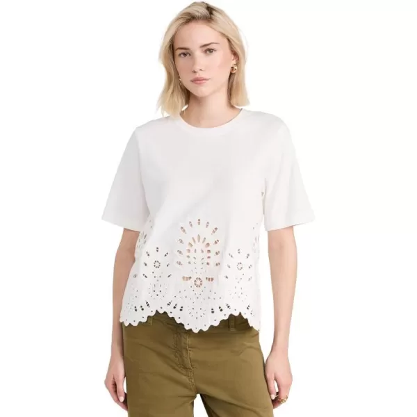 Sea Womens Cassidy Eyelet TShirtWhite