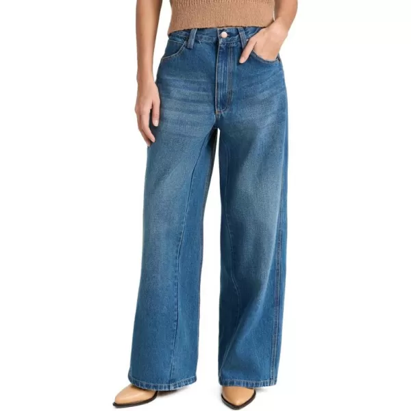 Sea Womens Elena Denim Baggy PantsBlue