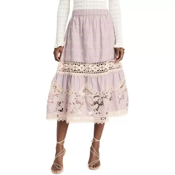 Sea Womens Joah Embroidery SkirtLilac