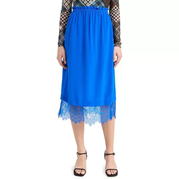 Sea Womens Lorraine Lace Combo Slip SkirtCobalt