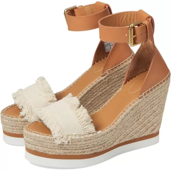 See by Chloe Womens Glyn Wedge EspadrilleNatural