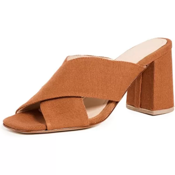 Shekudo Womens Agbo MulesCitrusBurnt Orange