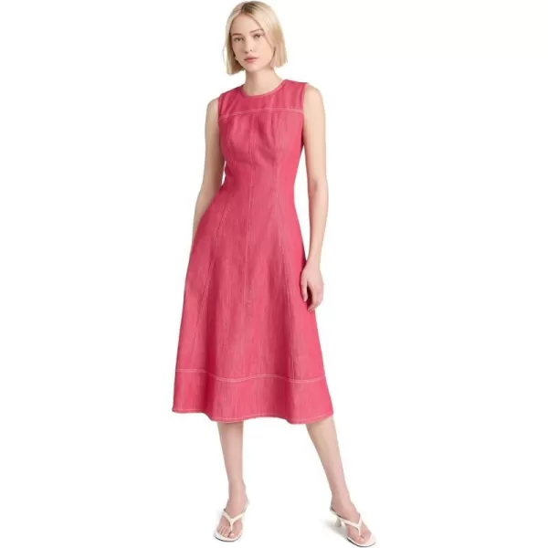 Shoshanna Womens Strawberry Denim Cora DressStrawberry