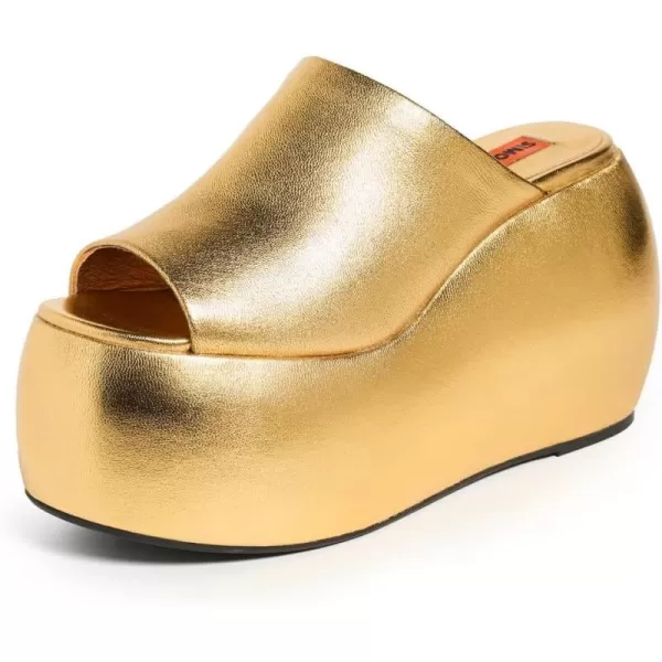 Simon Miller Womens Bubble Wedge SandalsStar Gold