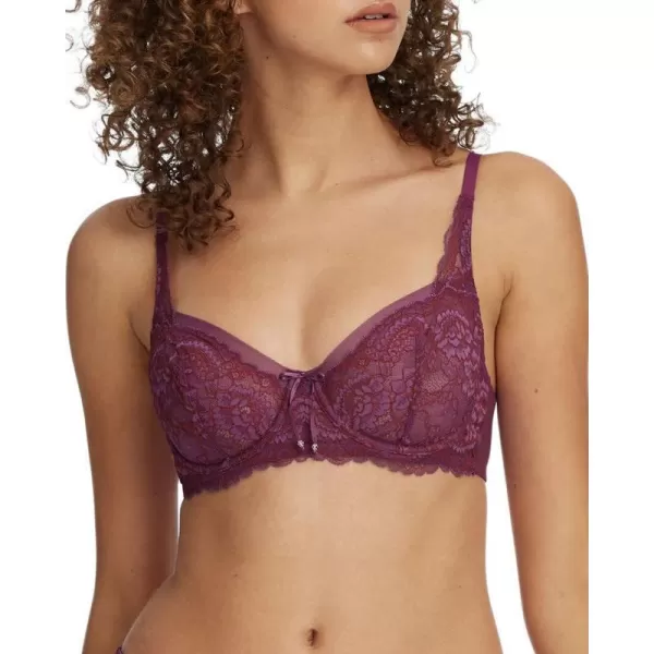 Skarlett Blue Womens Minx Unlined Balconette Bra 1733100GrappaLipstick Red