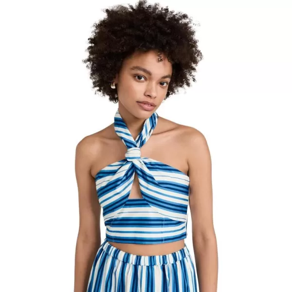 Solid amp Striped Womens The Naomi TopMarina Blue Stripe